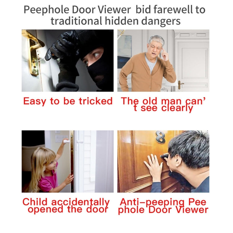Smart WiFi Video Visual Doorbell, Support Night Vision & Video Message Leaving & Motion Detection & Multi-languages & 32GB TF Card Smart WiFi Video Visual Doorbell, Support Night Vision & Video Message Leaving & Motion Detection & Multi-languages & 32GB TF Card